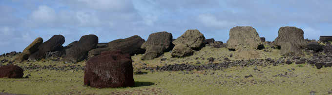 moai couché